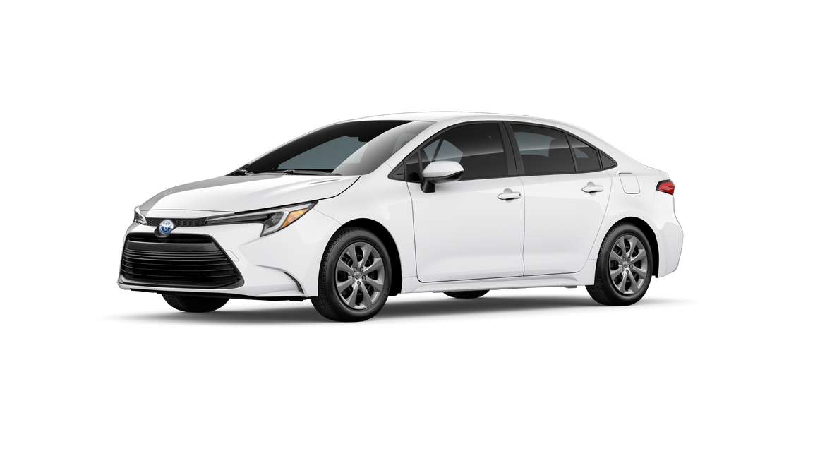New 2025 Ice Cap Toyota Hybrid LE image 2