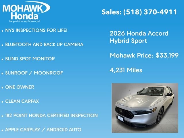 2026 Honda Accord Hybrid Sport - Photo 8
