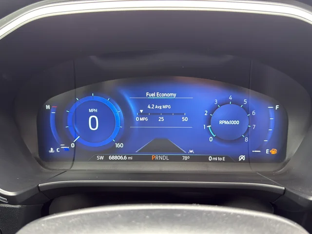 Used 2021 Blue Ford Titanium image 12