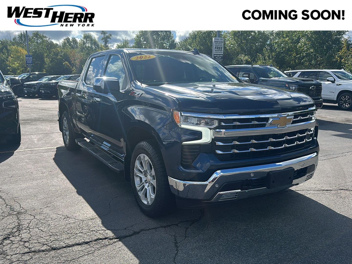 Used 2022 Northsky Blue Metallic Chevrolet LTZ image 1