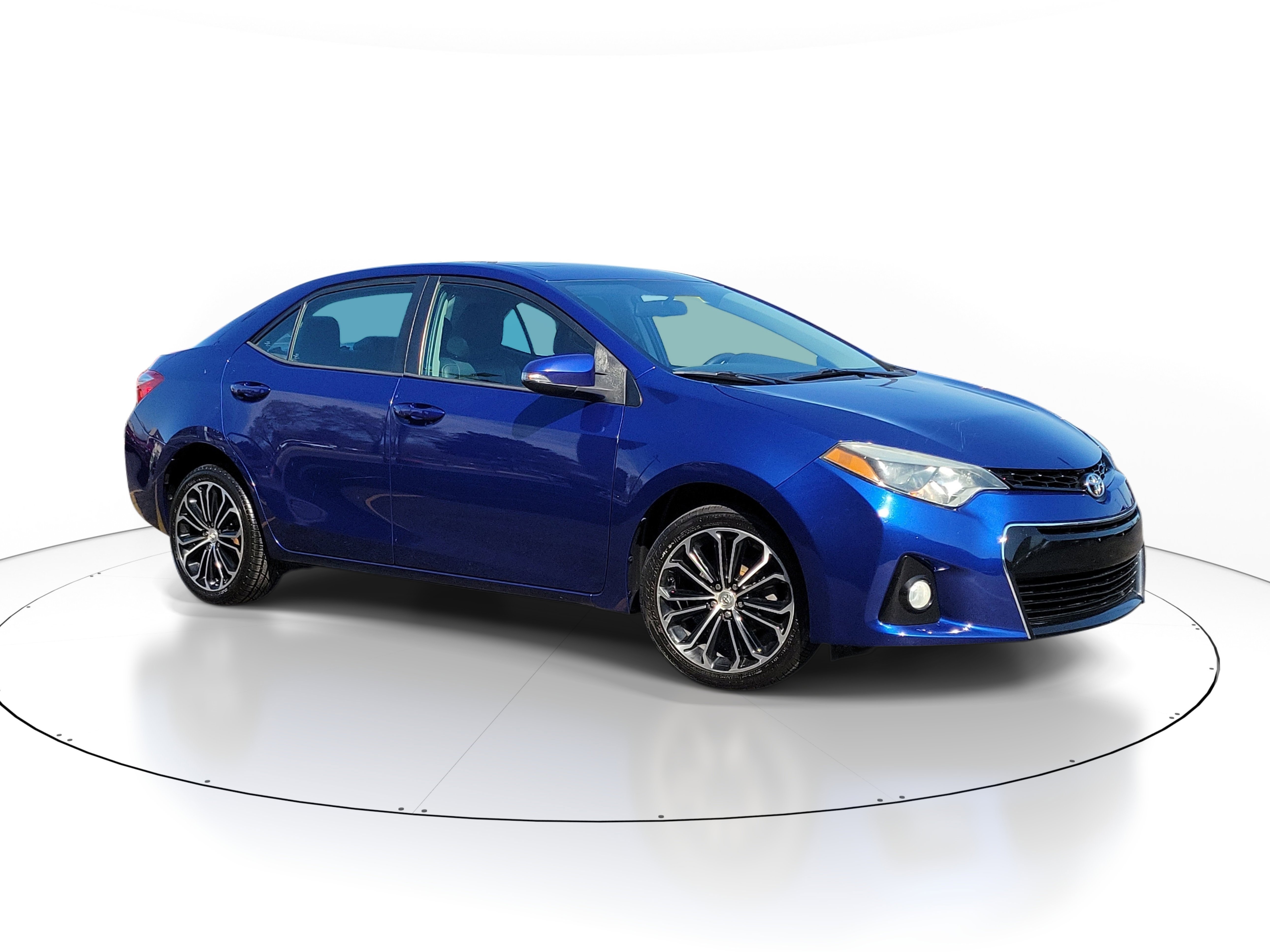 Blue 2016 Toyota Corolla S Plus Sedan Front-Wheel Drive
