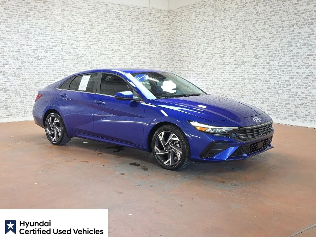 Certified Used 2025 Intense Blue Hyundai SEL Convenience image 1