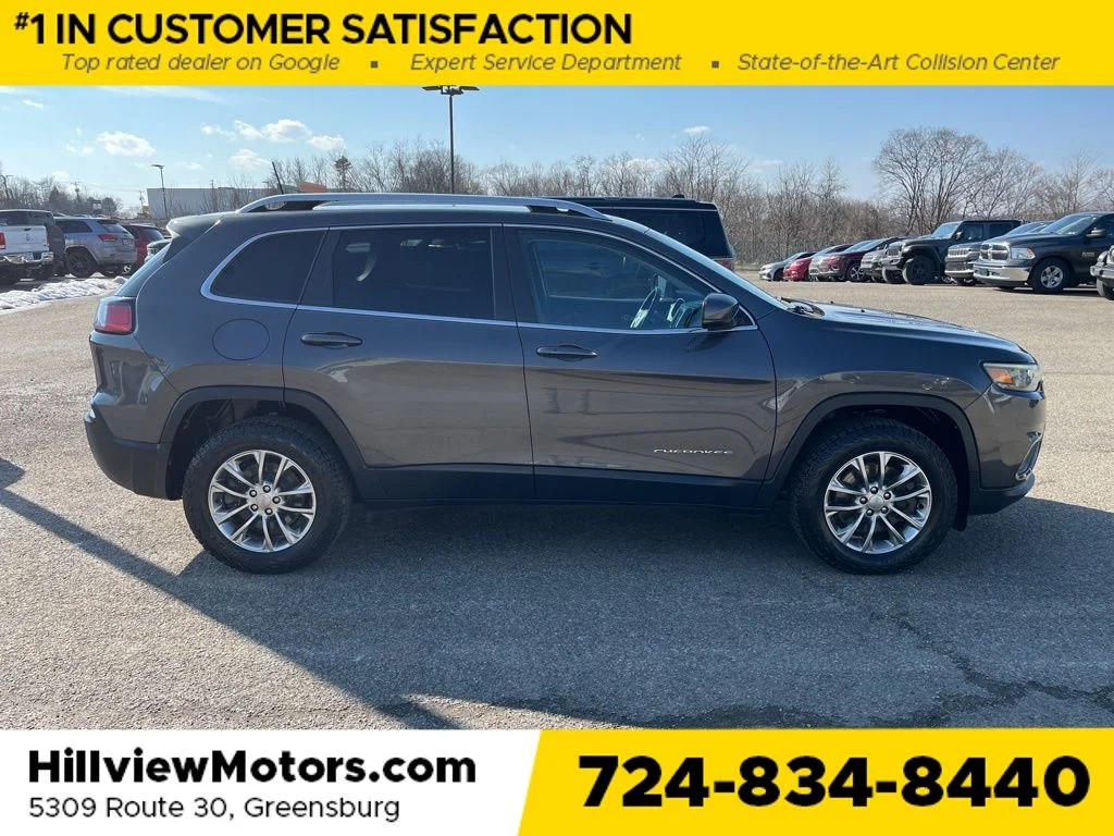 Certified Used 2020 Crystal Metallic Jeep Latitude Plus image 8