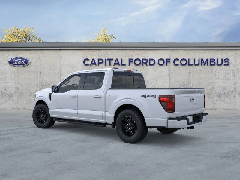 New 2025 Space White Metallic Ford XLT image 47