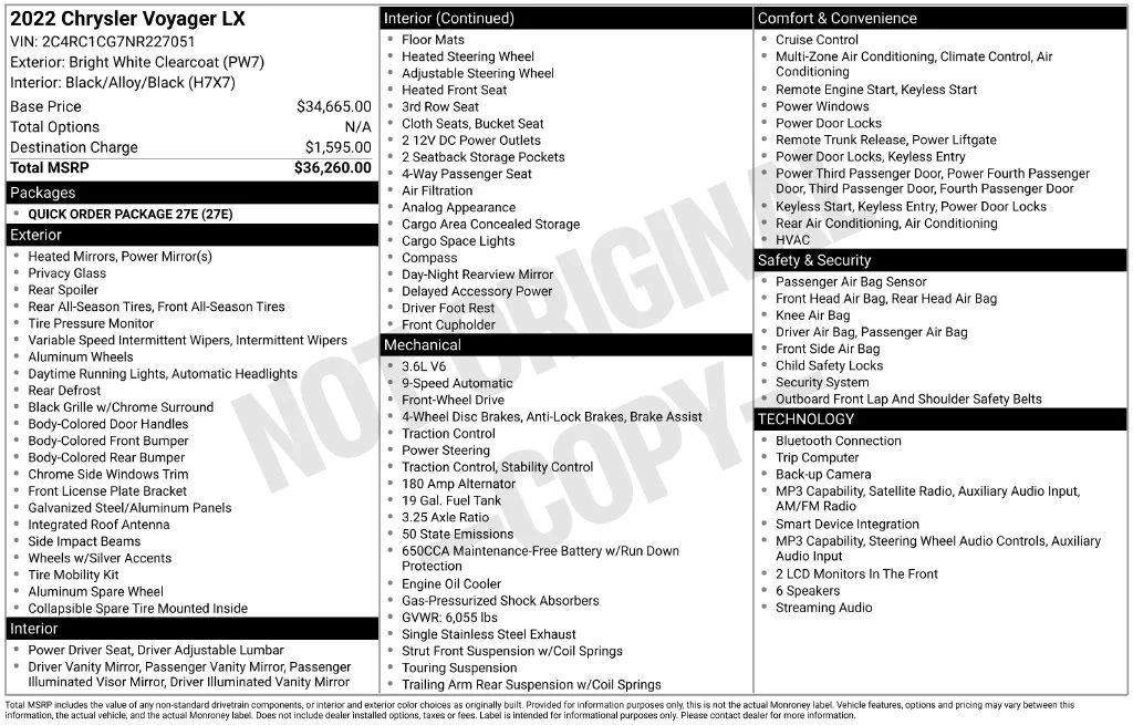 Used 2022 White Chrysler LX image 6