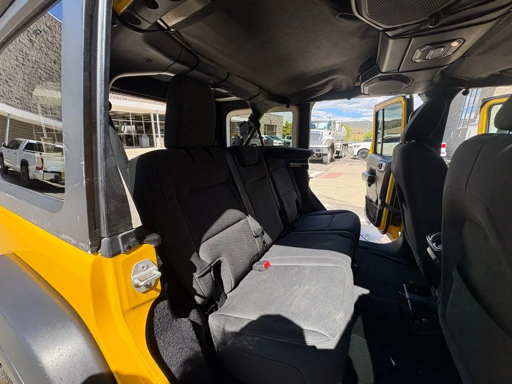 Used 2020 Baja Yellow Clearcoat Jeep Unlimited Sport image 30
