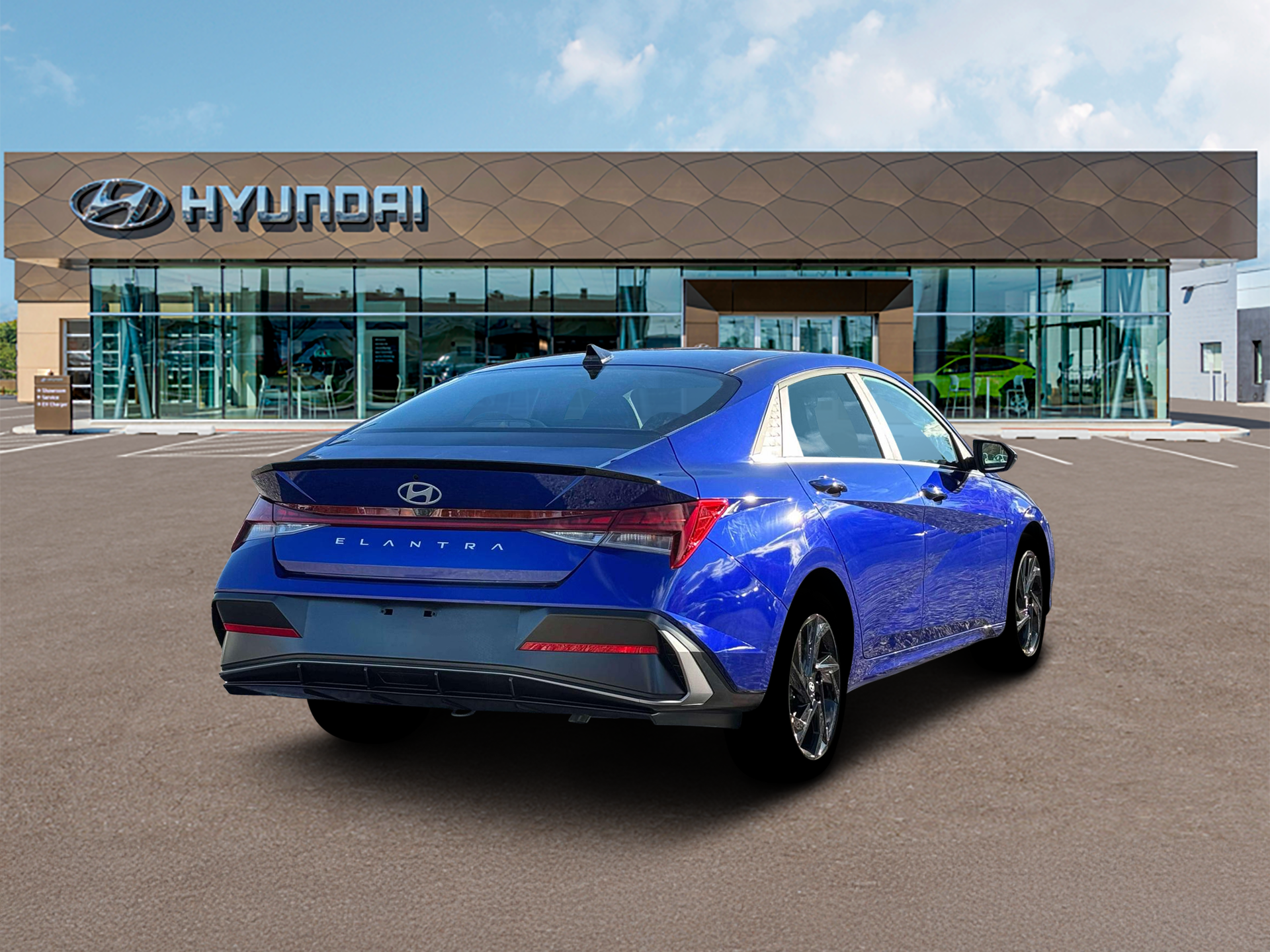 New 2026 Blue Hyundai SEL Sport image 7