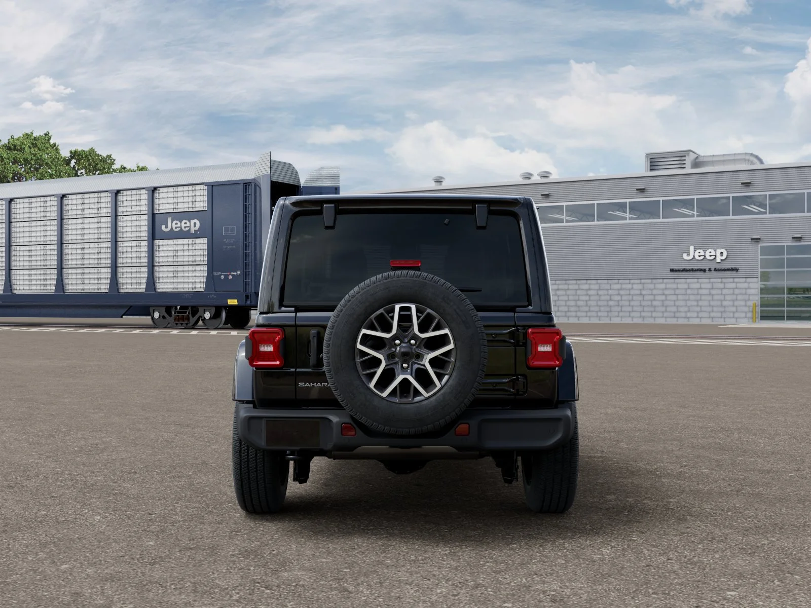 New 2026 Black Clear-Coat Exterior Paint Jeep Sahara image 33