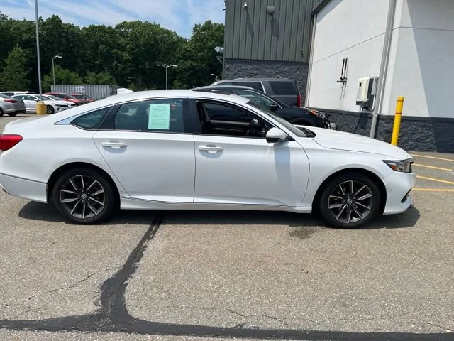 Used 2021 Platinum White Pearl Honda EX-L image 2