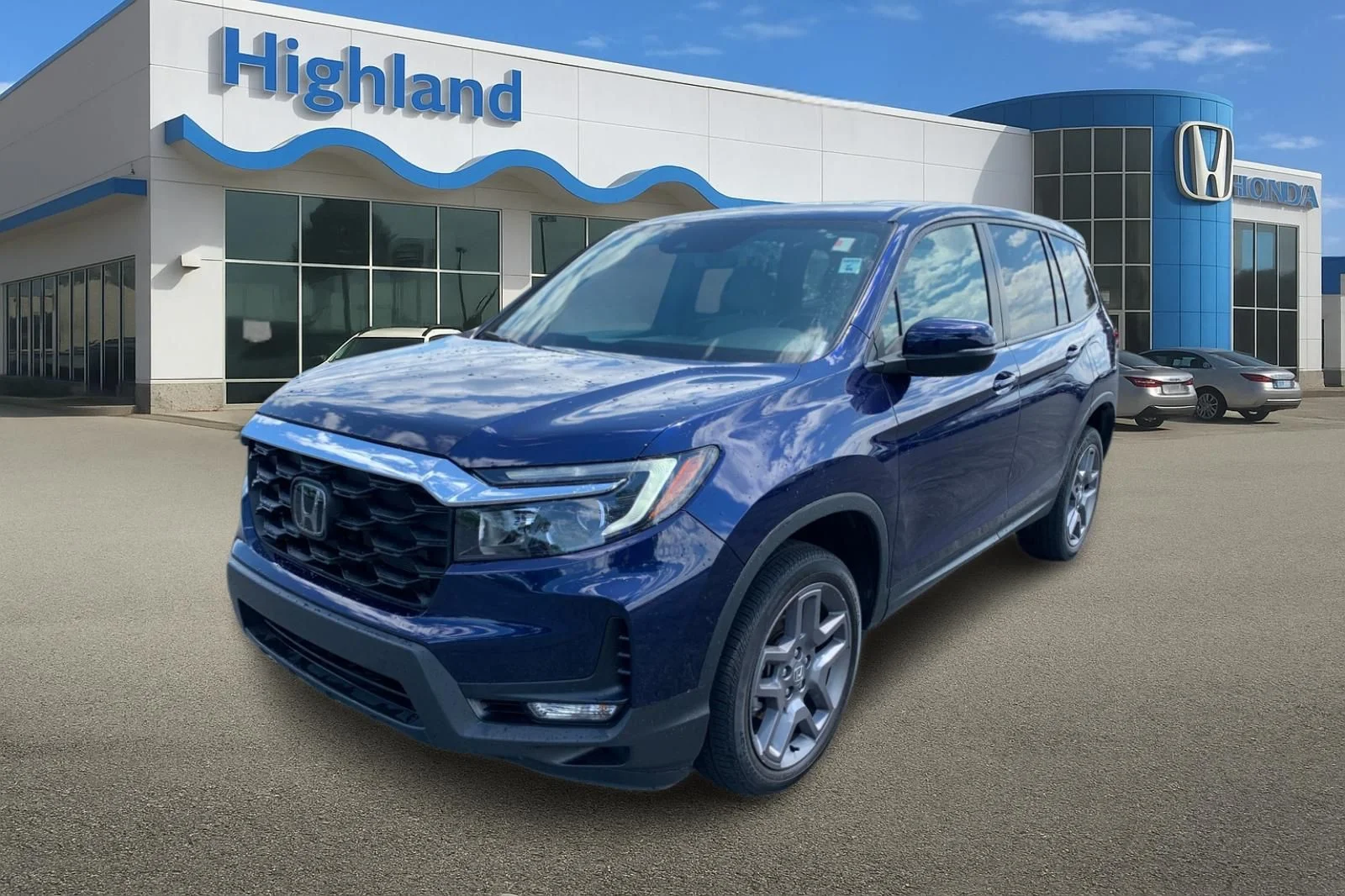 Certified Used 2023 Blue Honda EX-L image 1