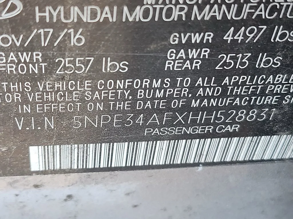 Used 2017 Gray Hyundai Limited image 37