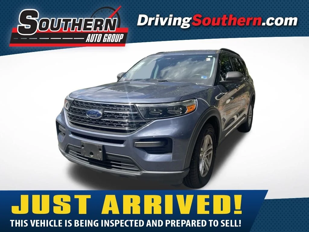 Used 2021 Blue Ford XLT image 1