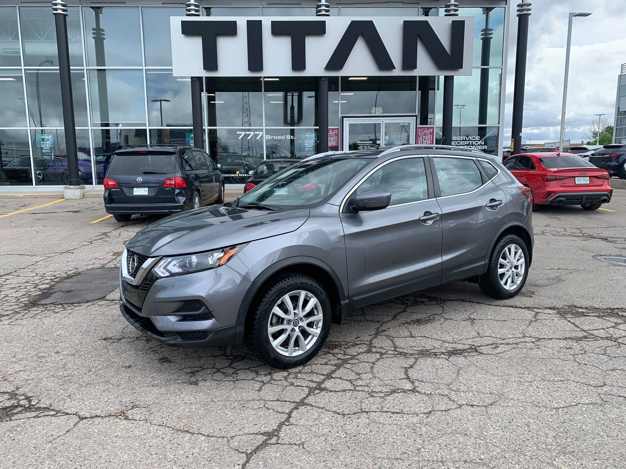 Certified Used 2023 Gun Metallic Nissan SV AWD*Adaptive Cruise | Remote Start | Htd Seats | Sunroof | Htd Wheel | Lane Keep Assist | CarPlay image 2