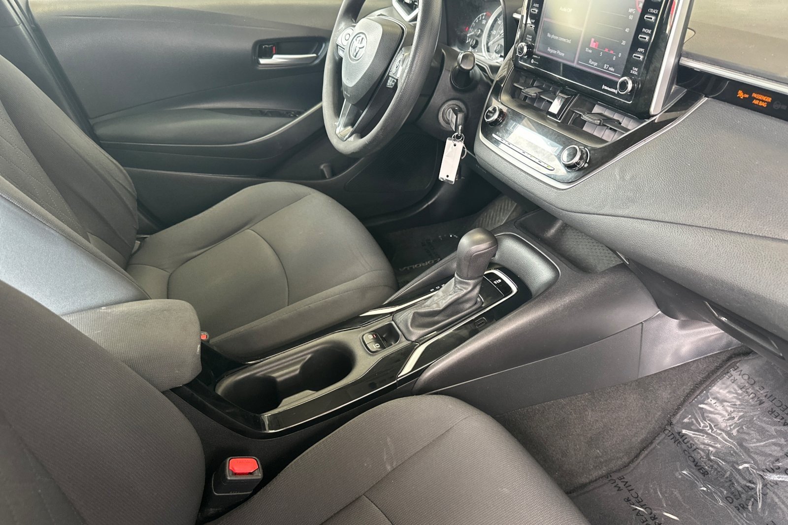 Certified Used 2021 Super White Toyota LE image 14
