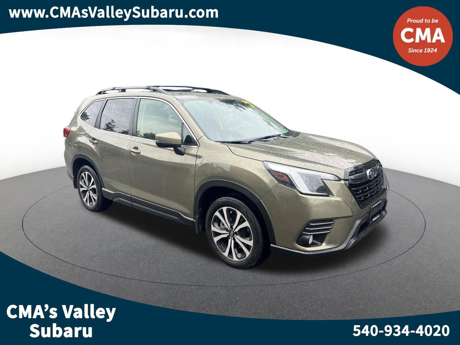 Used 2023 Autumn Green Metallic Subaru Limited image 1