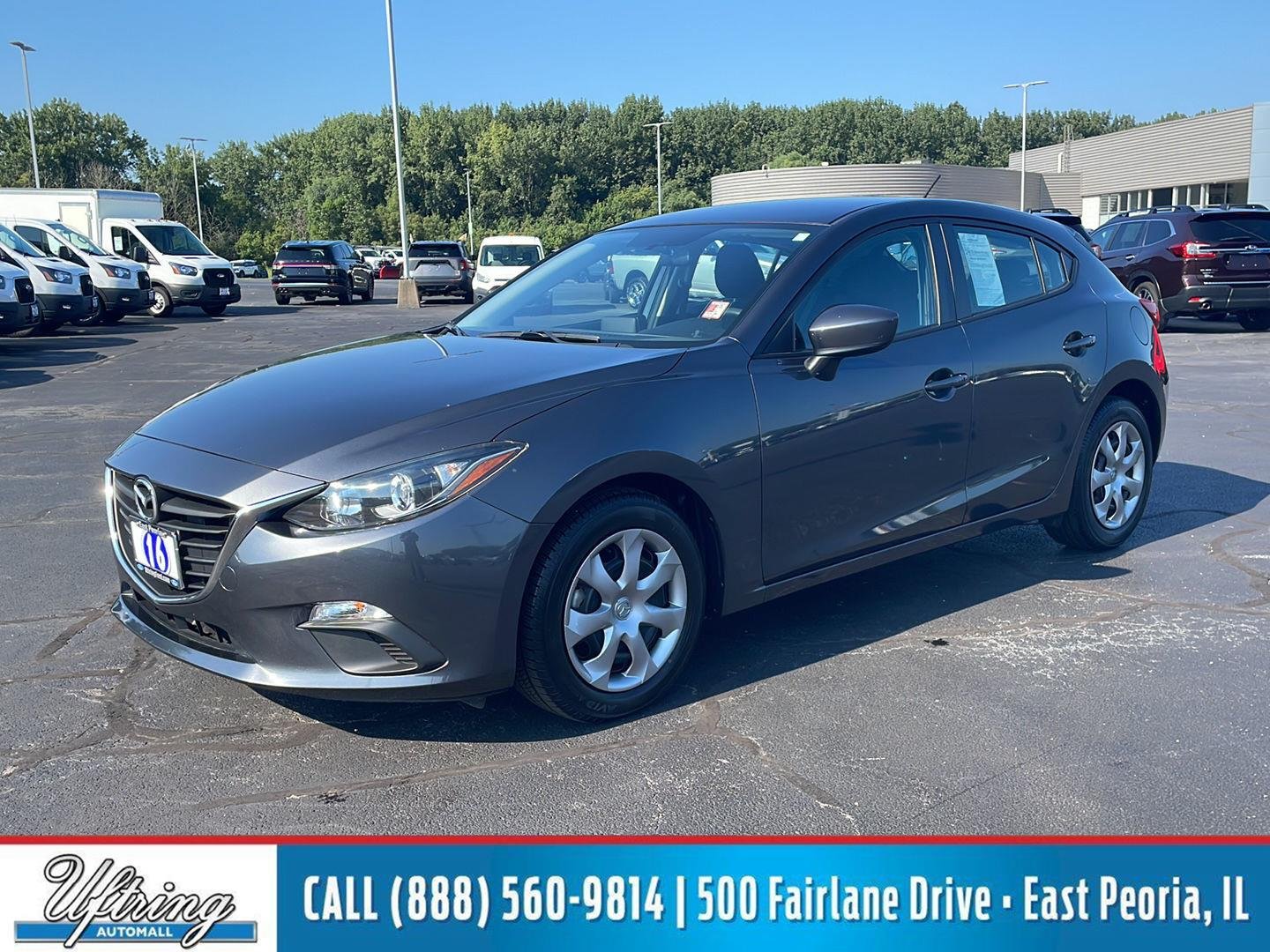 Used 2016 Meteor Gray Mica Mazda i Sport image 1