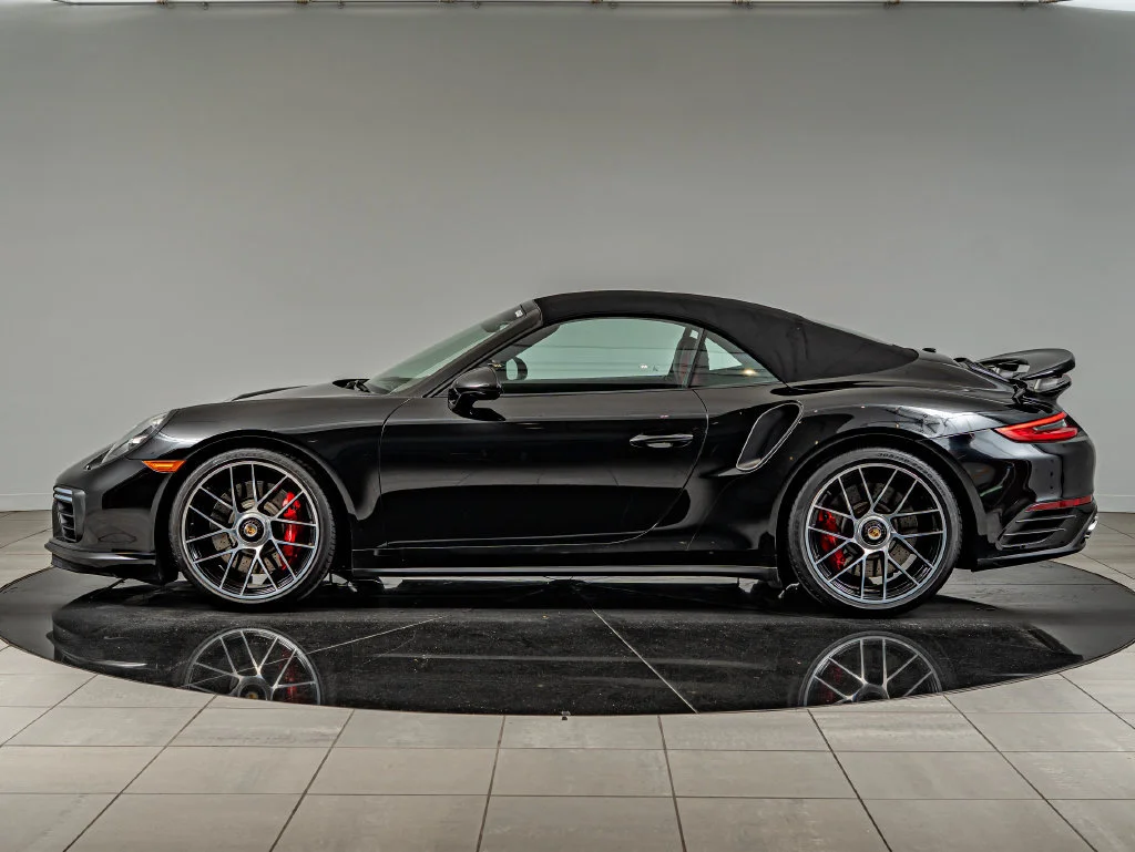 Used 2017 Black Porsche Turbo image 2