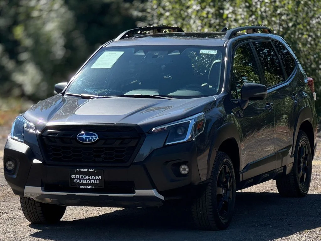 Used 2024 Magnetite Gray Metallic Subaru Wilderness image 3