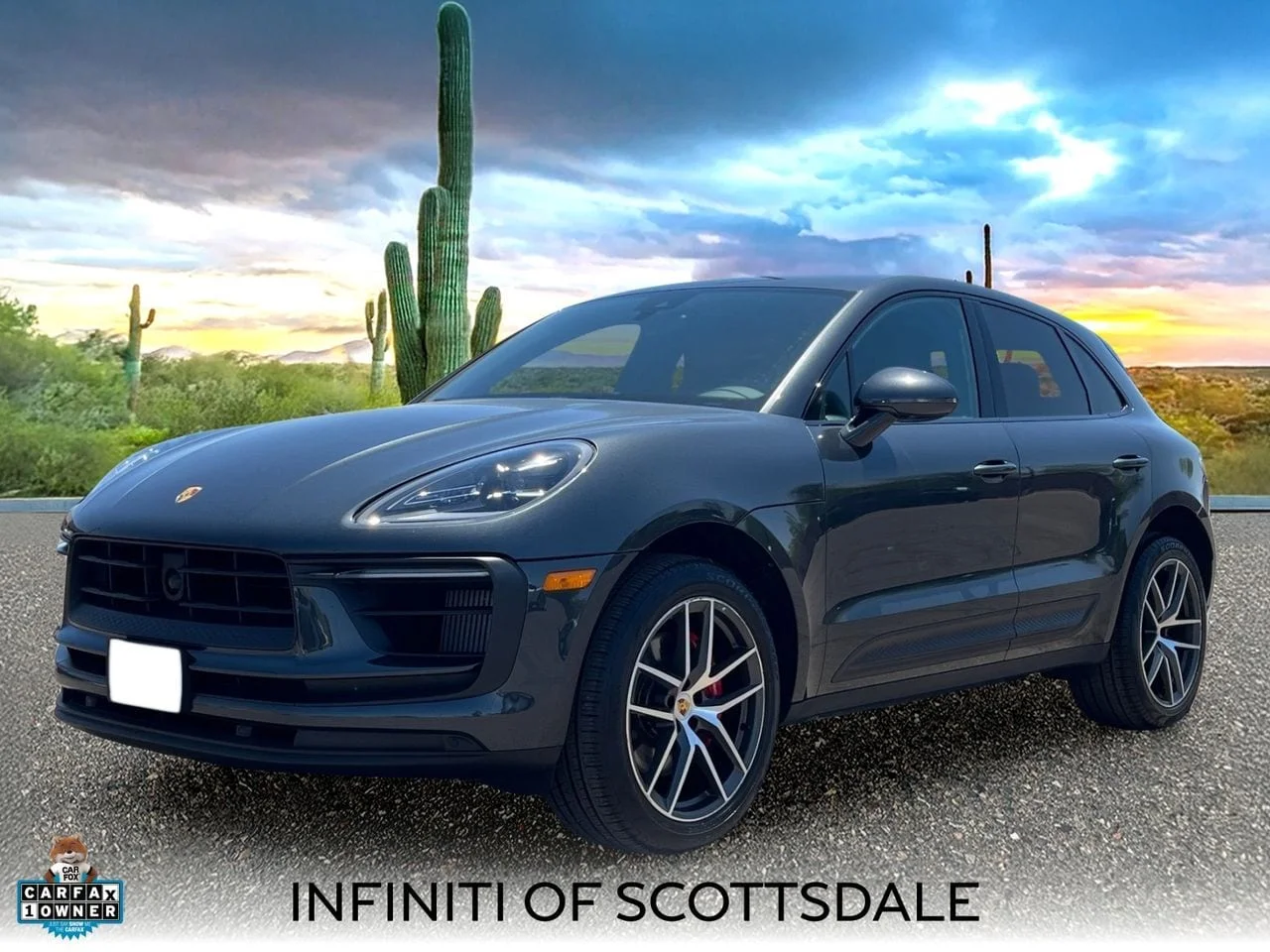Used 2023 Volcano Grey Metallic Porsche S image 1