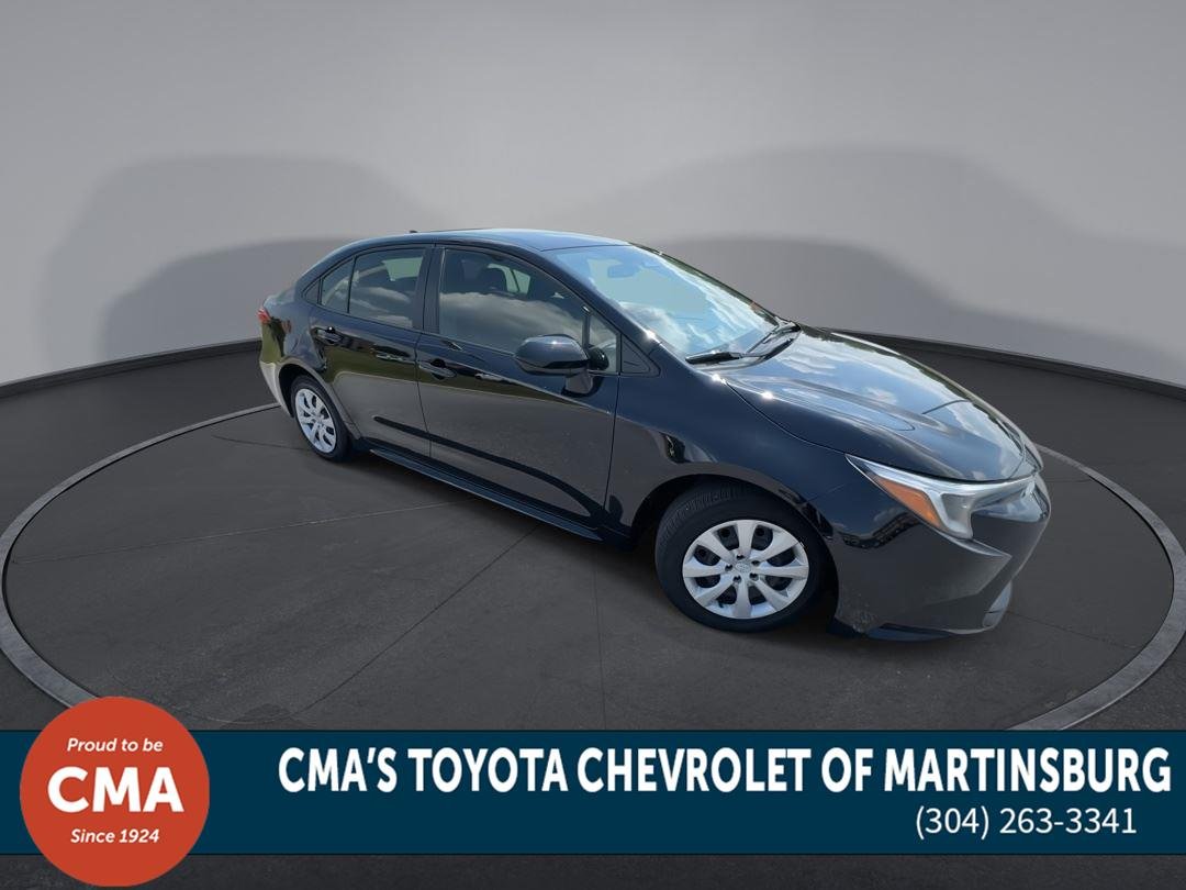 Used 2025 Midnight Black Metallic Toyota Hybrid LE image 2