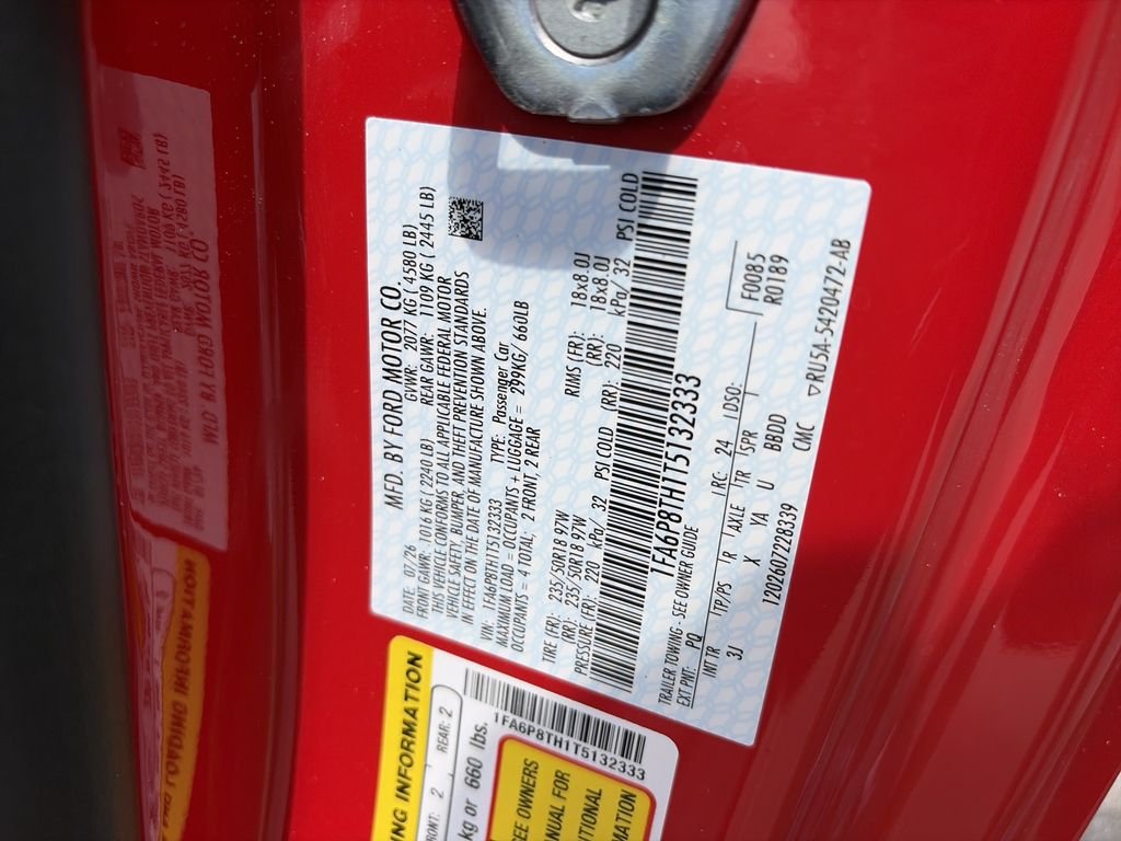New 2026 Race Red Ford EcoBoost® Premium Fastback image 31