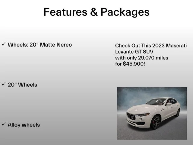 Certified Used 2023 White Maserati GT image 4