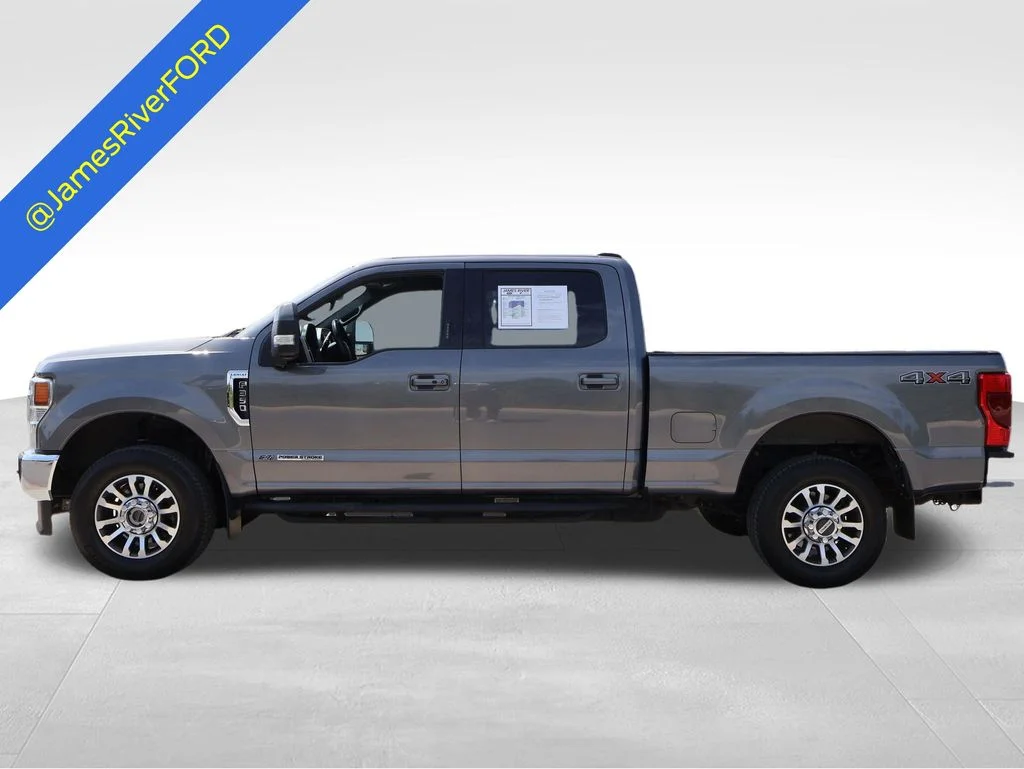 Certified Used 2022 Gray Metallic Ford Lariat image 2