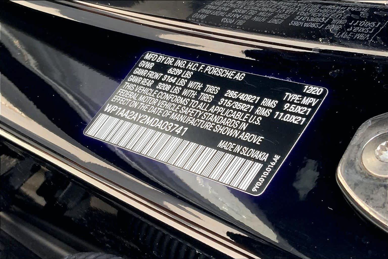 Used 2021 Jet Black Metallic Porsche  image 36