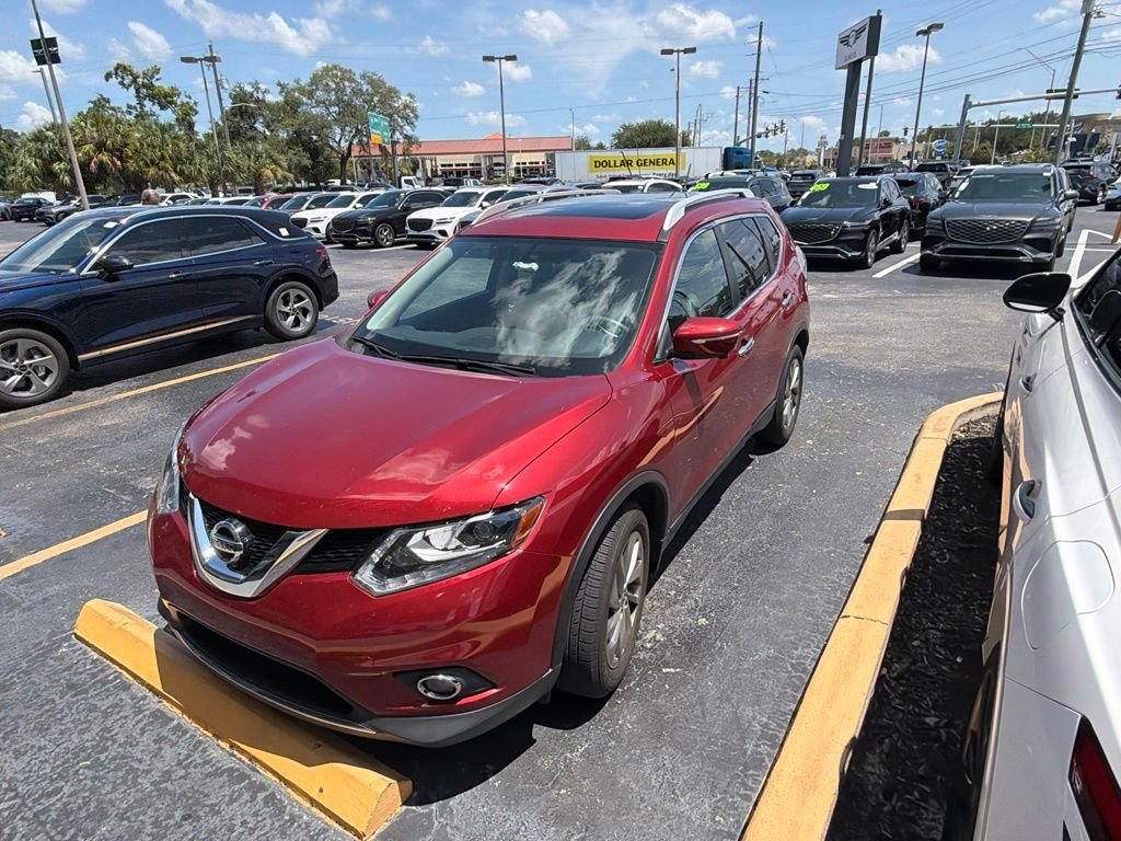Used 2015 Nissan Rogue SL with VIN 5N1AT2MT6FC806245 for sale in Haines City, FL