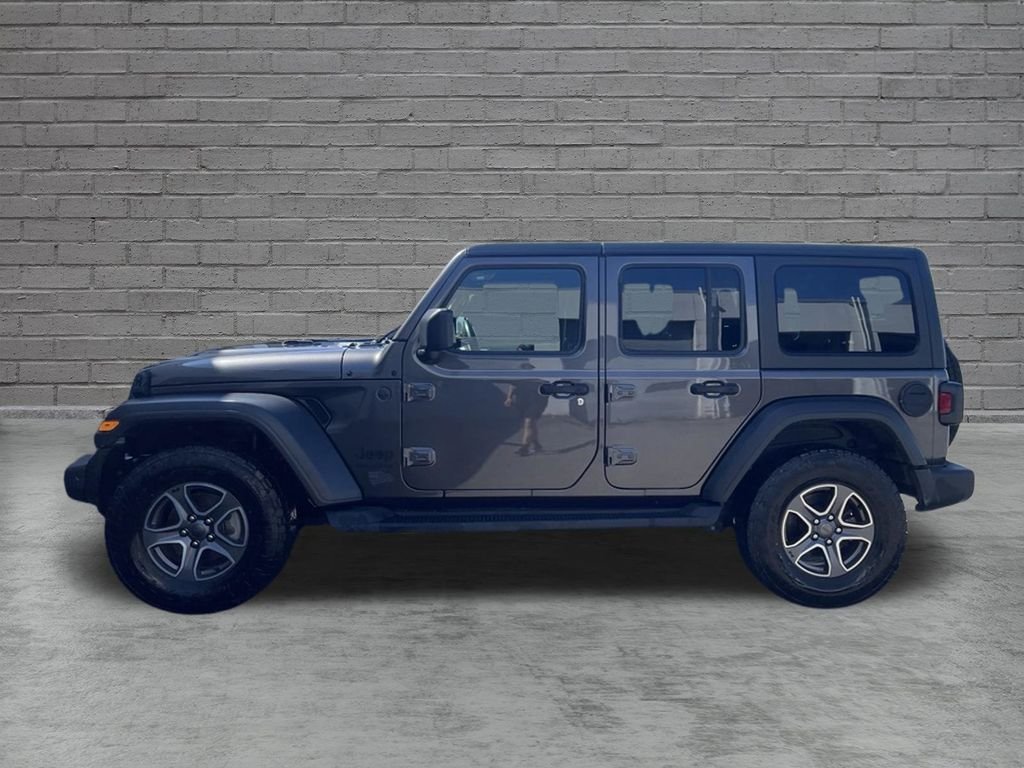 Used 2022 Gray Jeep Unlimited Sport S image 4