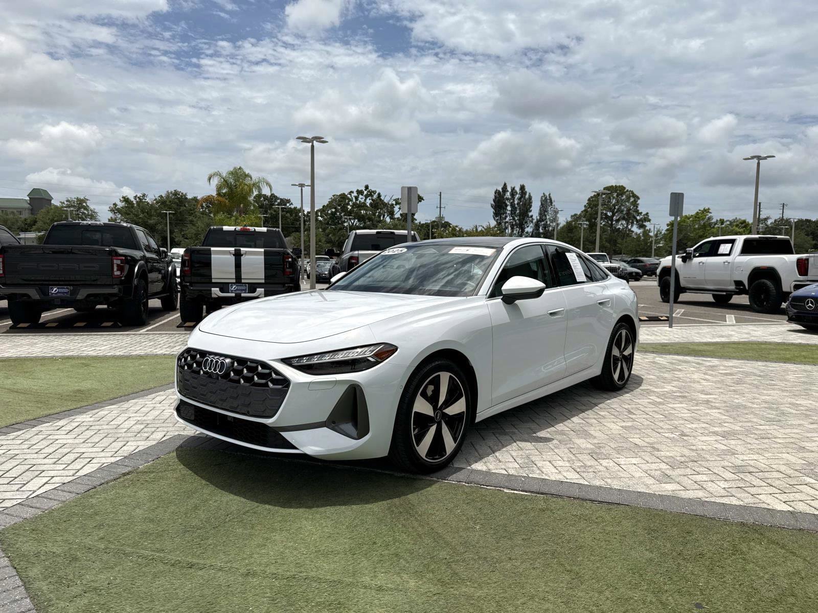 Used 2025 Glacier White Metallic Audi 2.0T Premium Plus image 2