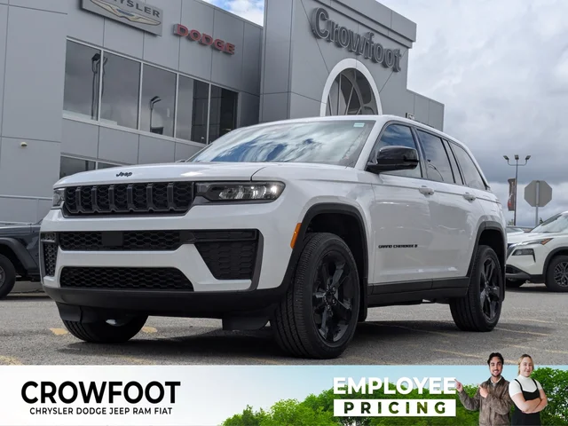 2026 Jeep Grand Cherokee Altitude - - 4x4 - 20 Gloss Black Wheels - Remote Start - Capri Leatherette & More!