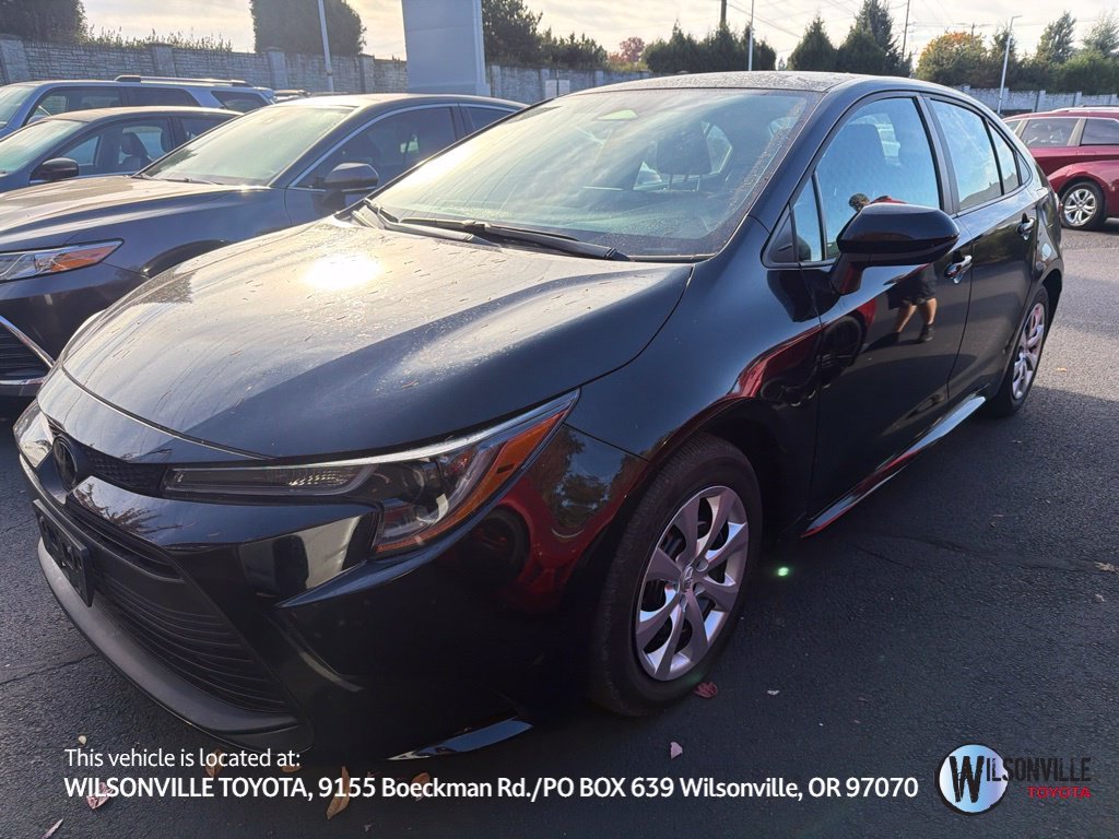Used 2025 Black Toyota LE image 1