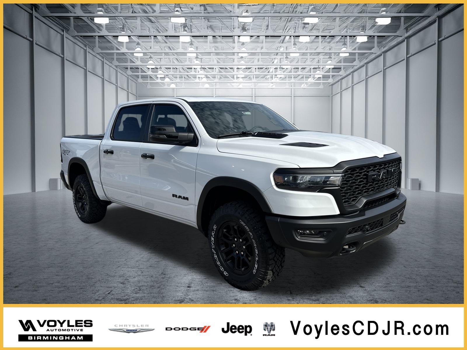 New 2026 Bright White Clear-Coat Exterior Paint RAM Rebel image 1