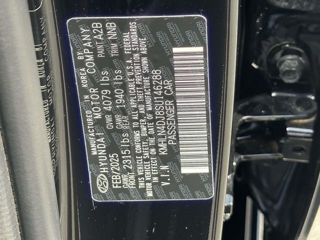 Certified Used 2025 Black Hyundai Limited image 30