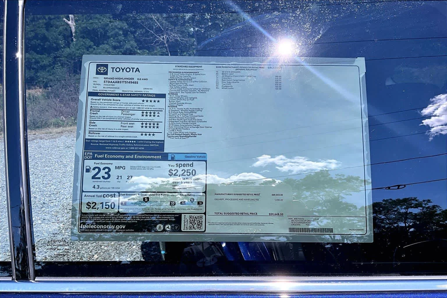 New 2026 Blueprint Toyota XLE image 23