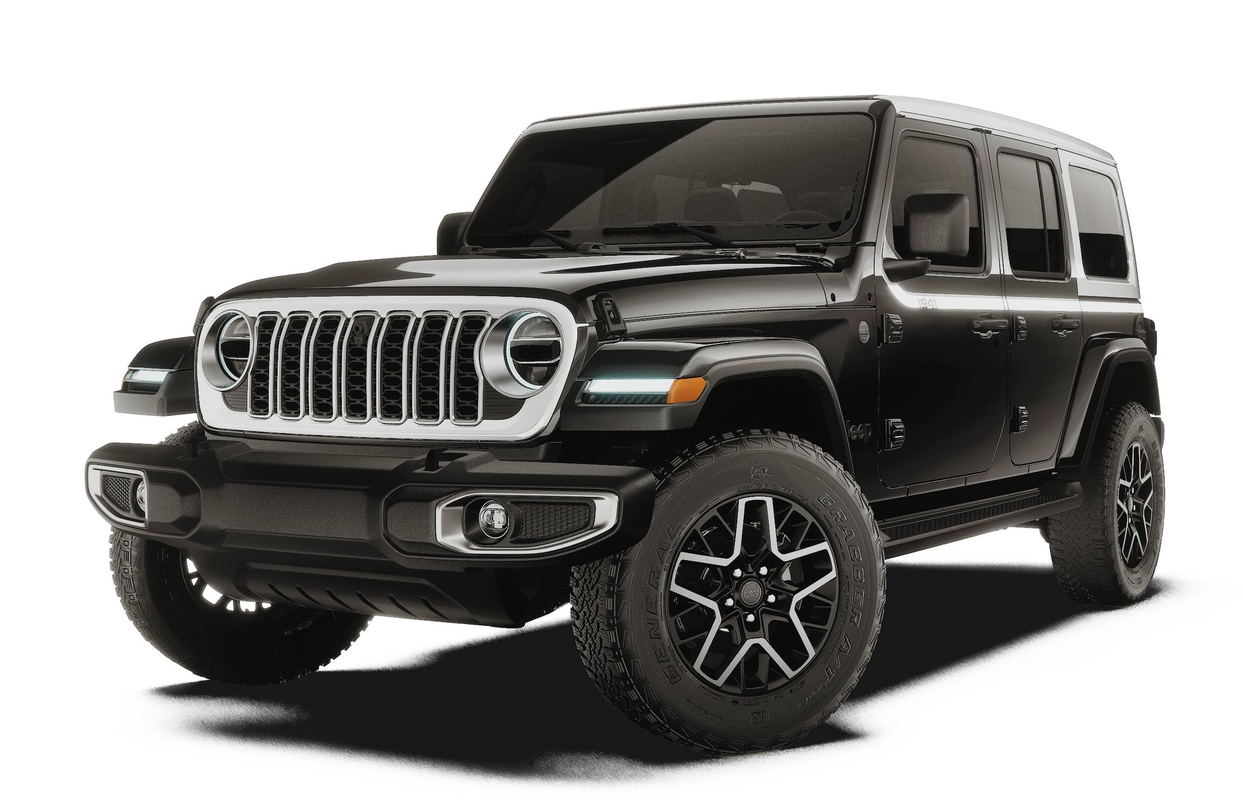 New 2027 Black Clear-Coat Paint Jeep Sahara image 1