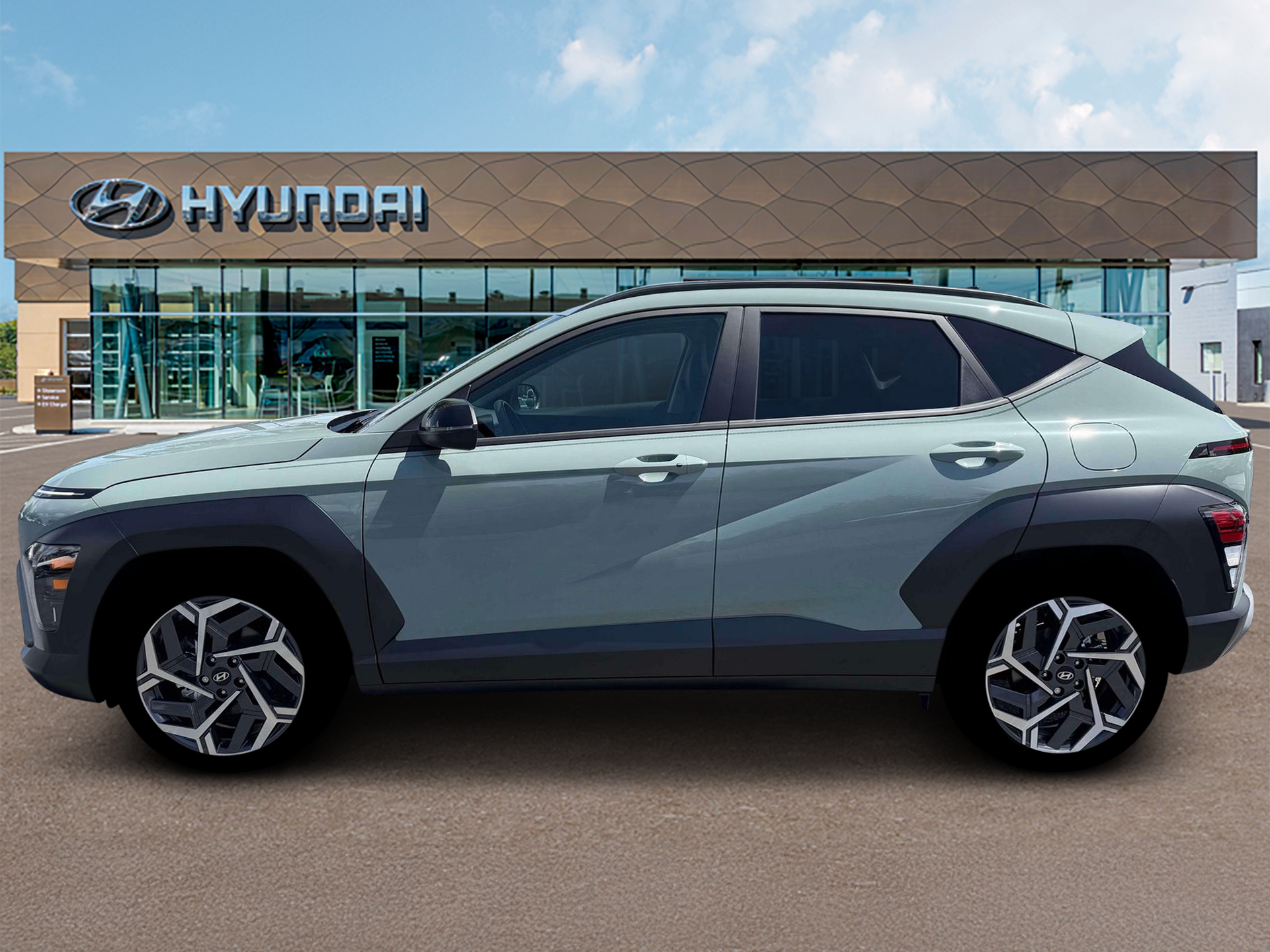 New 2026 Green Hyundai SEL Premium AWD image 3