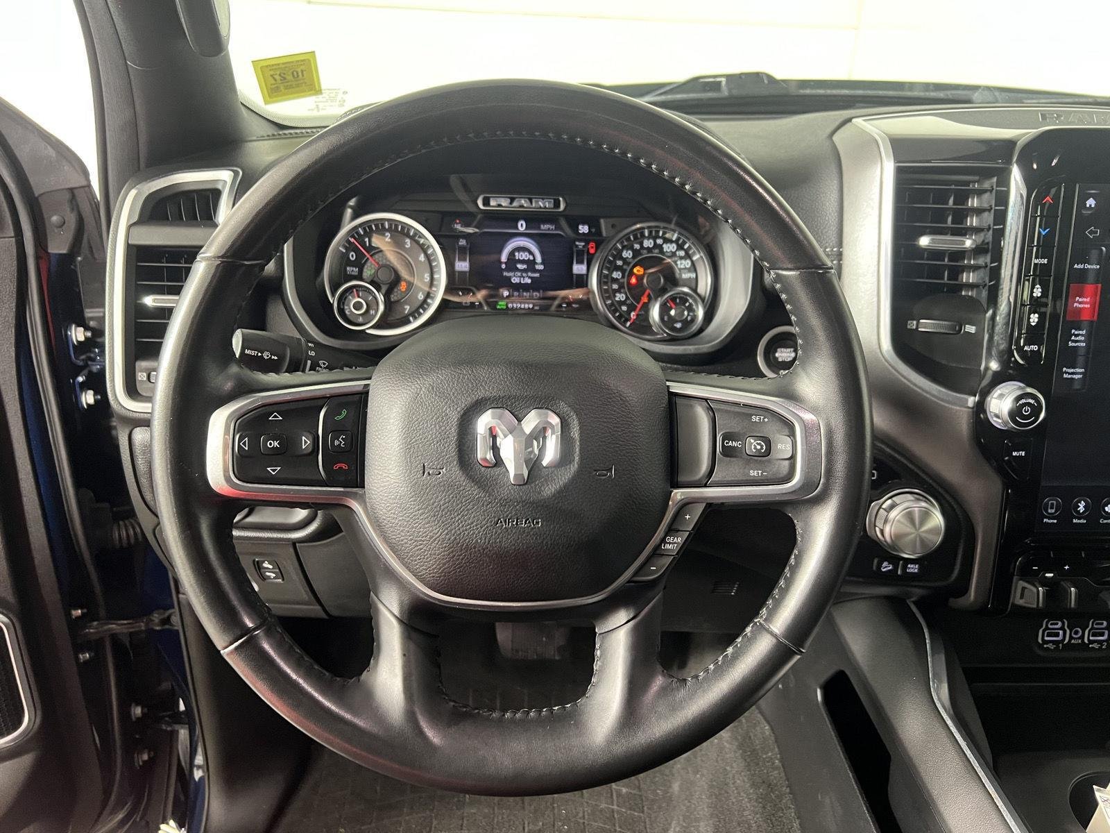 Used 2021 Patriot Blue Pearlcoat Ram Laramie image 36