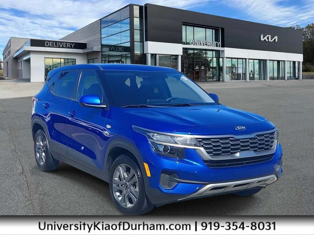 Used 2021 Blue Kia LX image 1