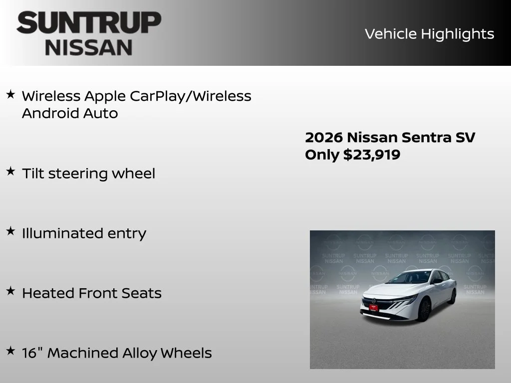 Certified Used 2026 White Nissan SV image 29