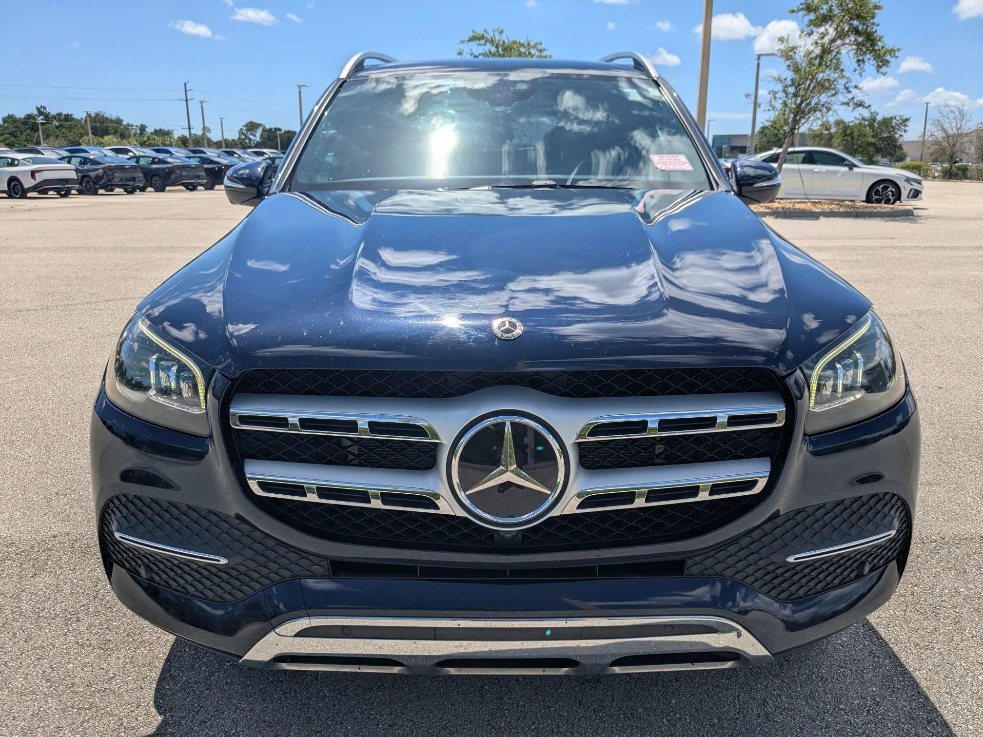 Used 2020 Brilliant Blue Metallic Mercedes-Benz GLS 450 image 3