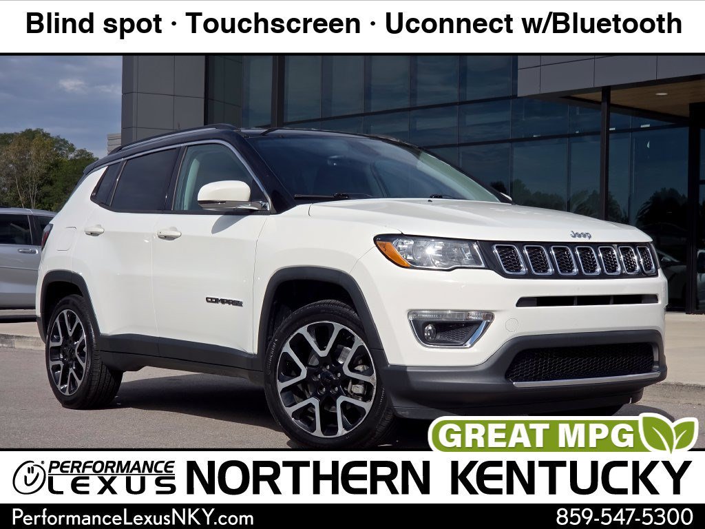 Used 2018 White Clearcoat Jeep Limited image 1