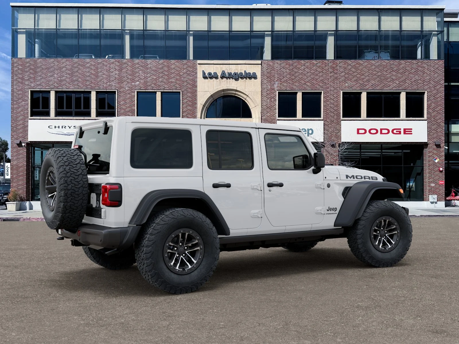New 2026 Bright White Clear-Coat Exterior Paint Jeep Moab 392 image 37