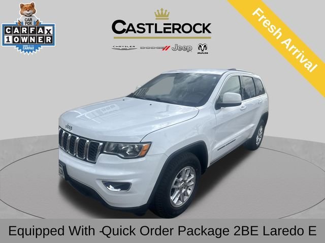 Used 2018 White Jeep Laredo E image 1