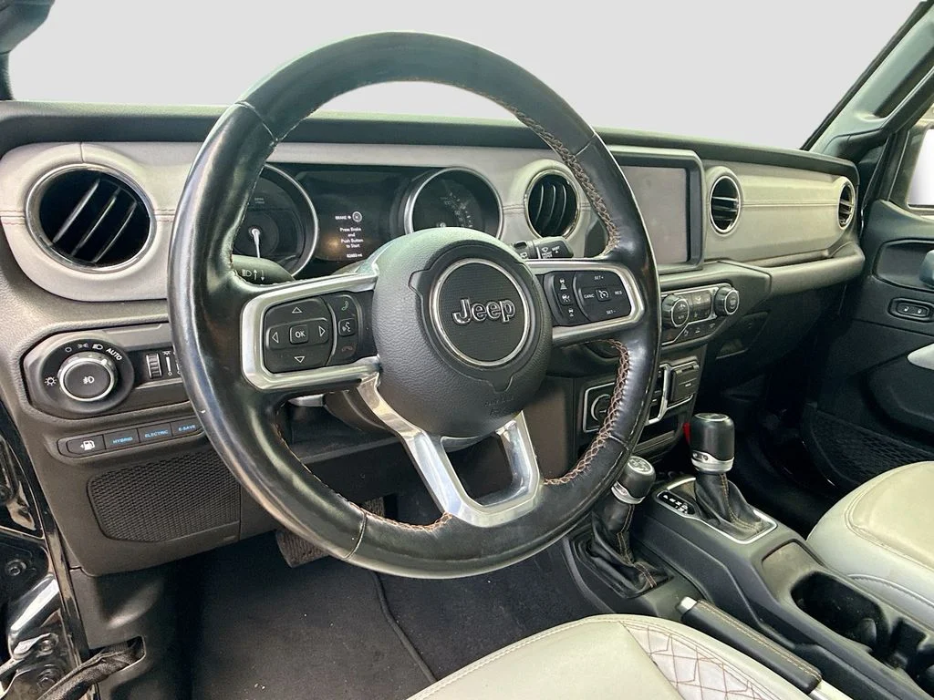 Used 2021 Black Jeep Unlimited Sahara 4xe image 12