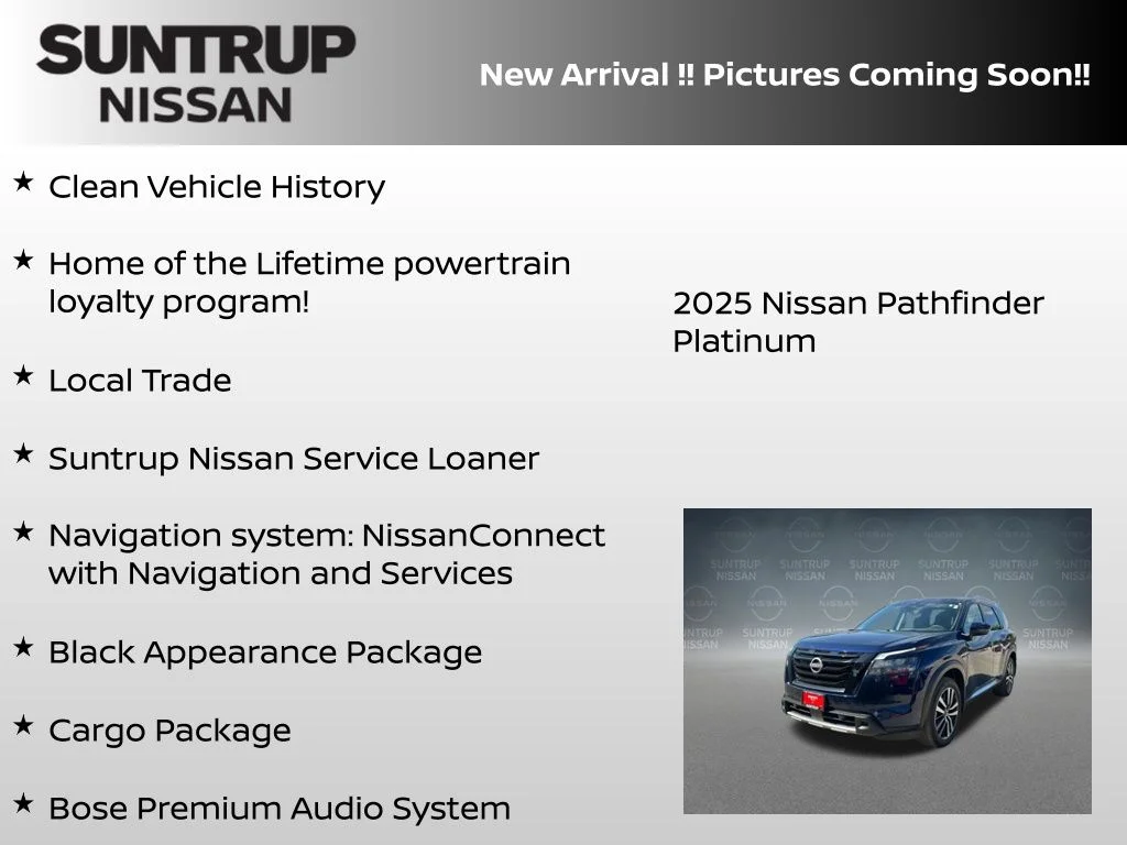 Certified Used 2025 Blue Nissan Platinum image 6