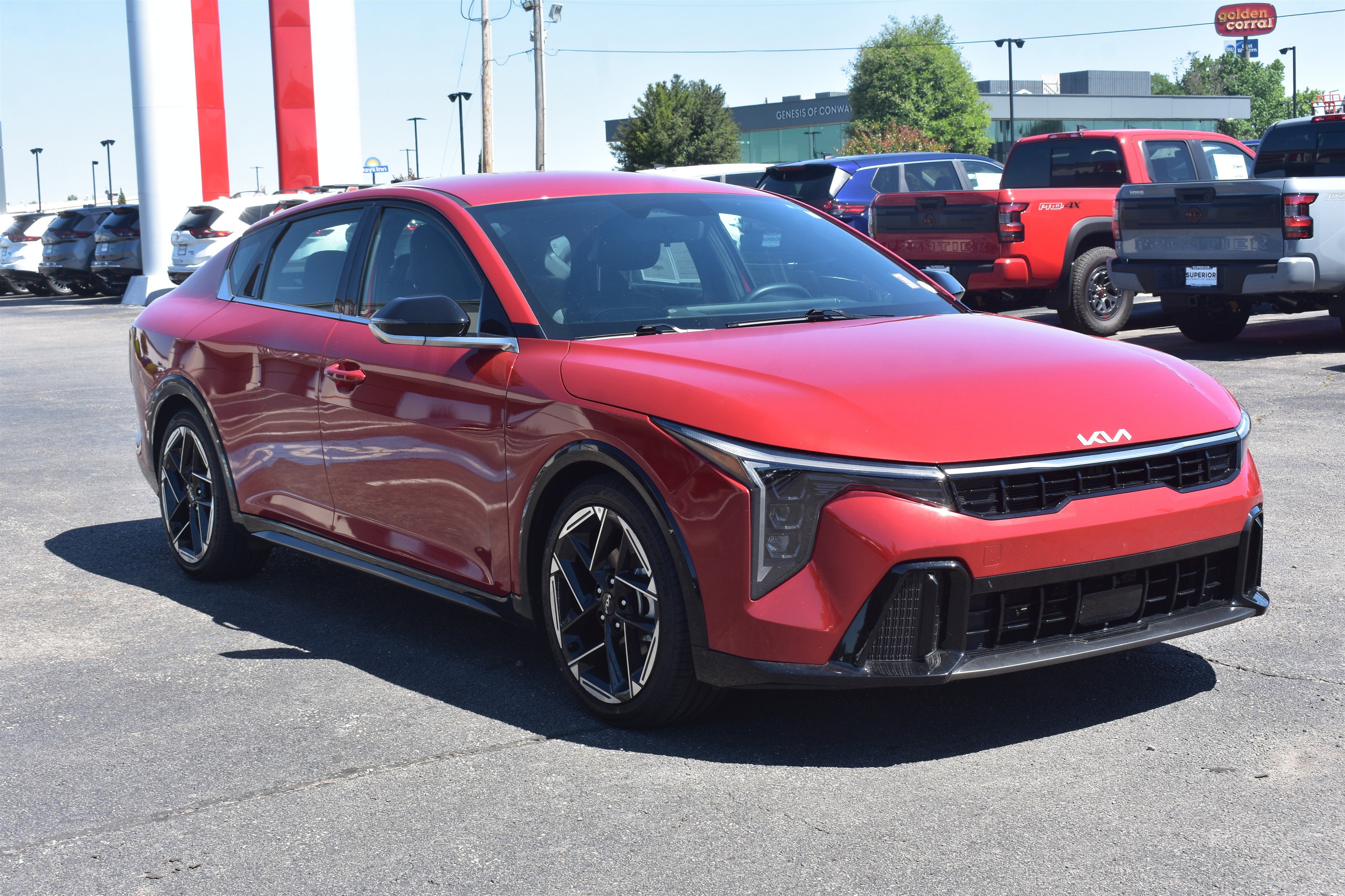 Used 2025 Currant Red Kia GT-Line image 3
