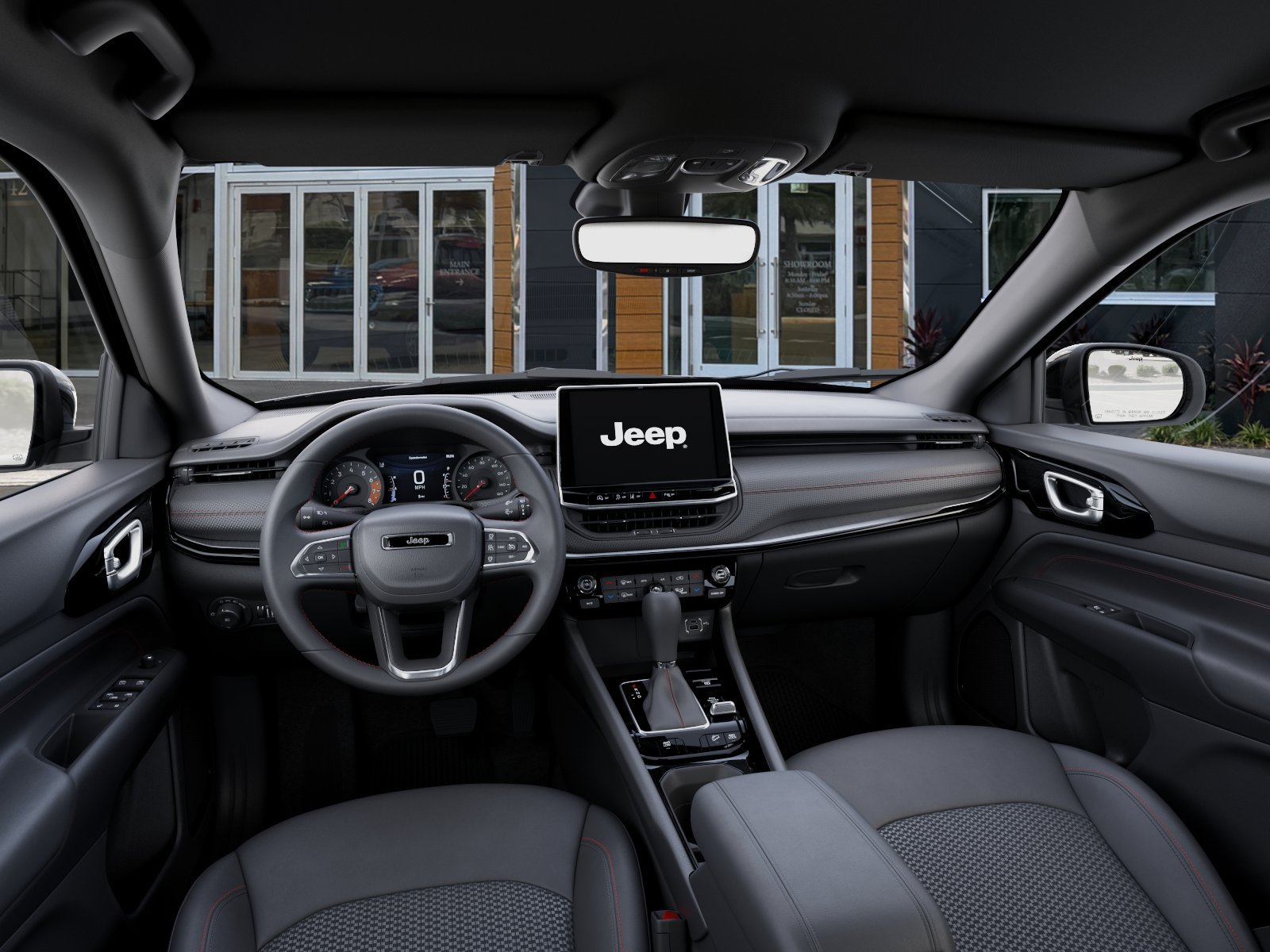 New 2026 Bright White Clear-Coat Exterior Paint Jeep Trailhawk image 46