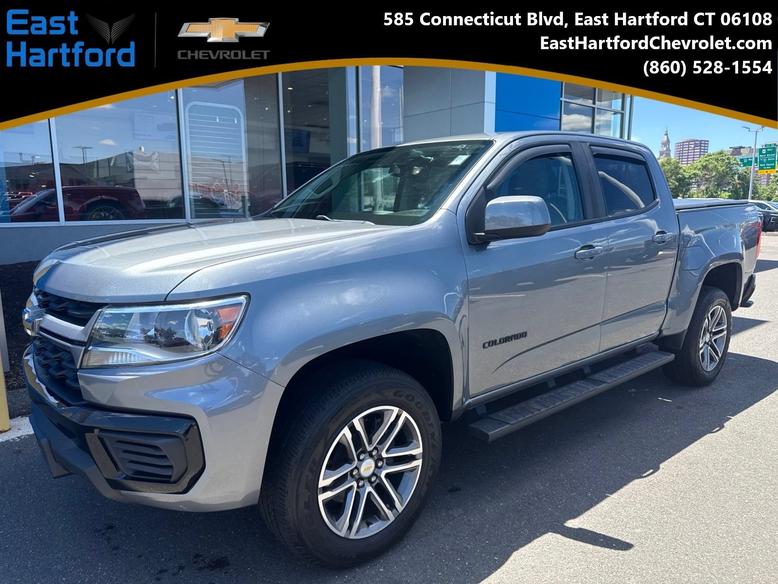 Used 2022 Satin Steel Metallic Chevrolet WT image 1